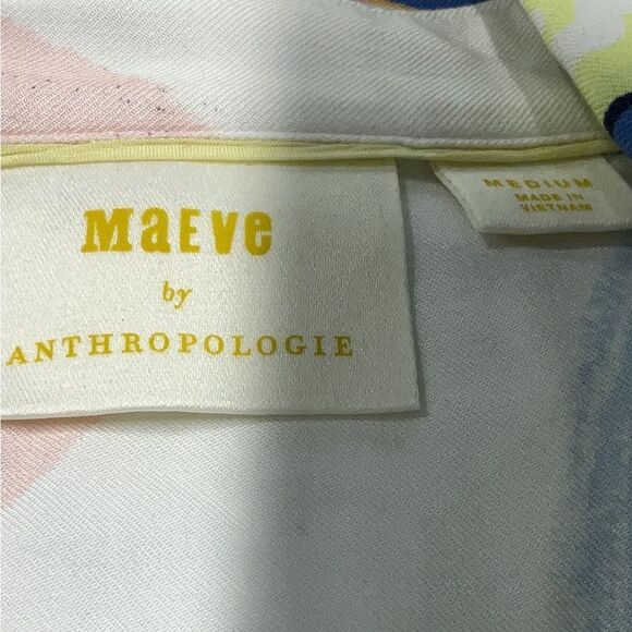 Maeve Alida contrast button down shirt - Picture 5 of 5